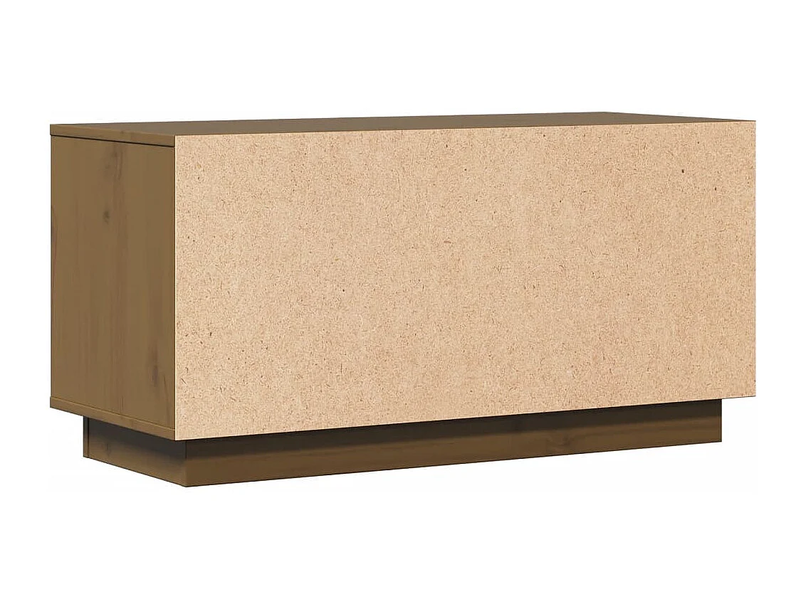 Maarianhamina  Meuble TV Marron miel 80x34x40 cm Bois de pin massif