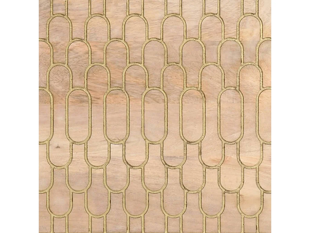 Garden Furniture -  Meuble TV 80x33x46 cm bois massif de manguier