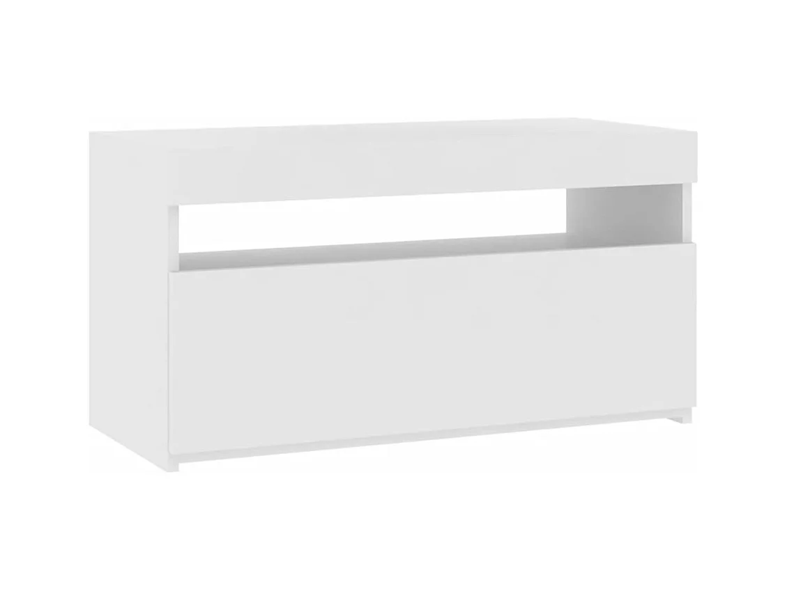 Ilion  Tv-meubel met LED-verlichting 75x35x40 cm wit