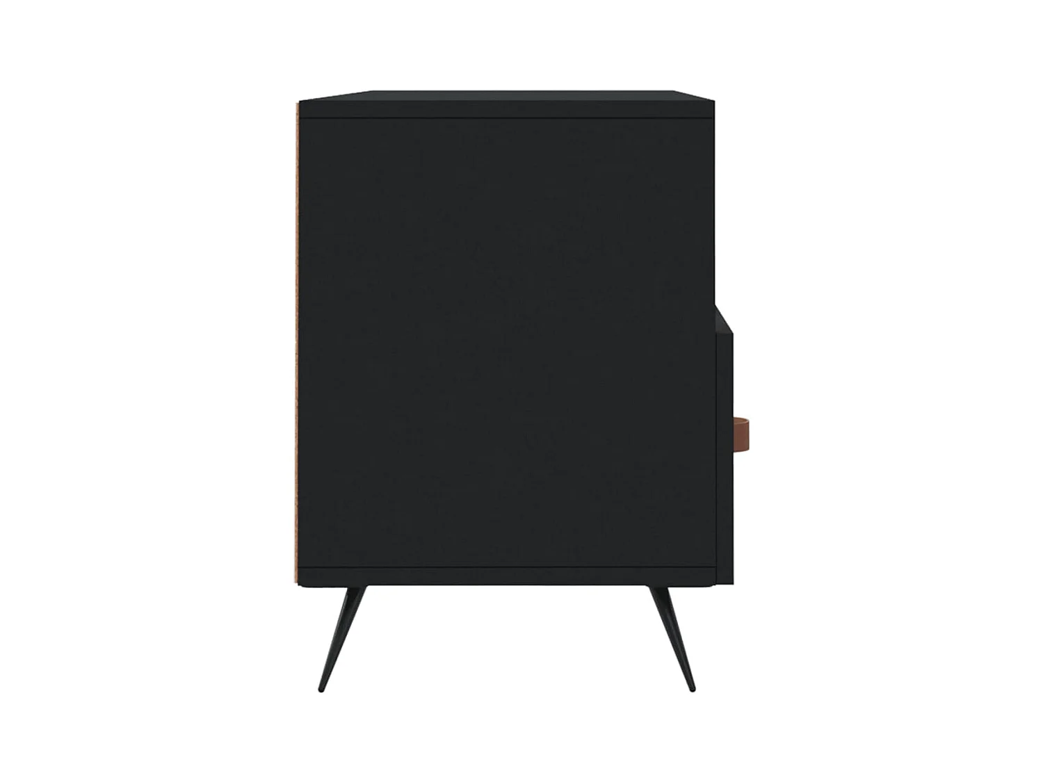Qandrel  Tv-meubel 102x36x50 cm bewerkt hout zwart