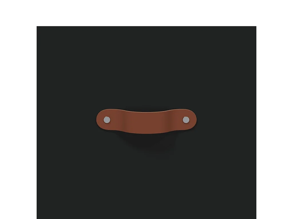 Qandrel  Meuble TV noir 102x36x50 cm bois d'ingénierie