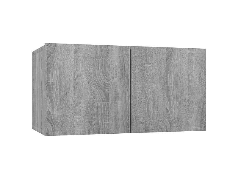 Masimo  Tv-hangmeubel 60x30x30 cm bewerkt hout grijs sonoma eikenkleur