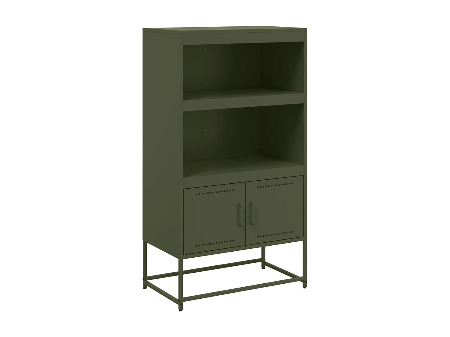 María Luz  Mueble para TV de acero gris antracita 100,5x39x60,5 cm