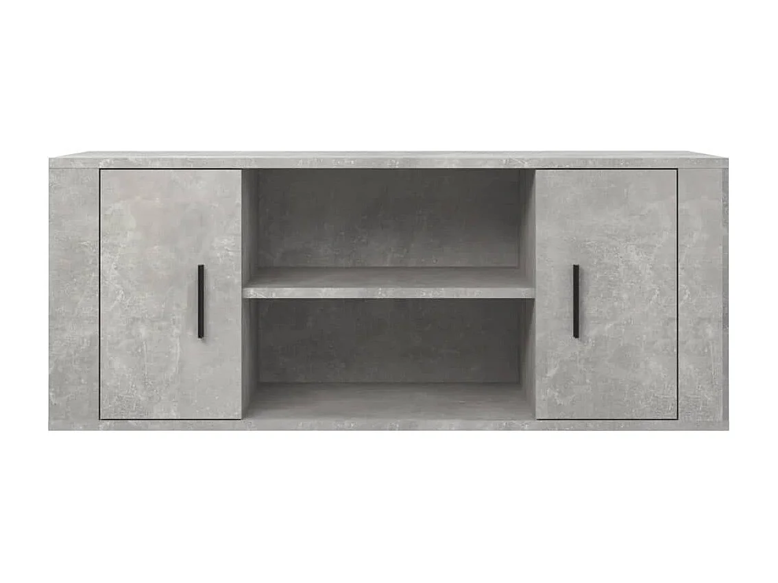 Åse Kristine  Tv-meubel 100x35x40 cm bewerkt hout betongrijs
