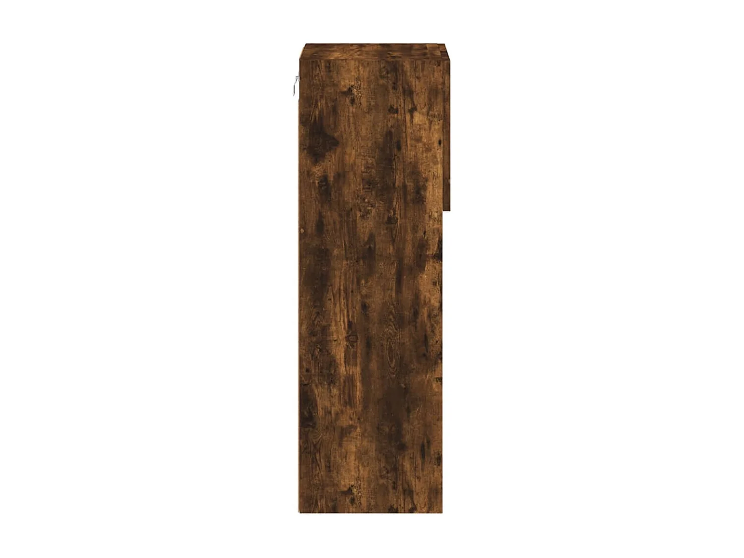 Almar  Meuble TV avec lumières LED chêne fumé 30,5x30x90 cm