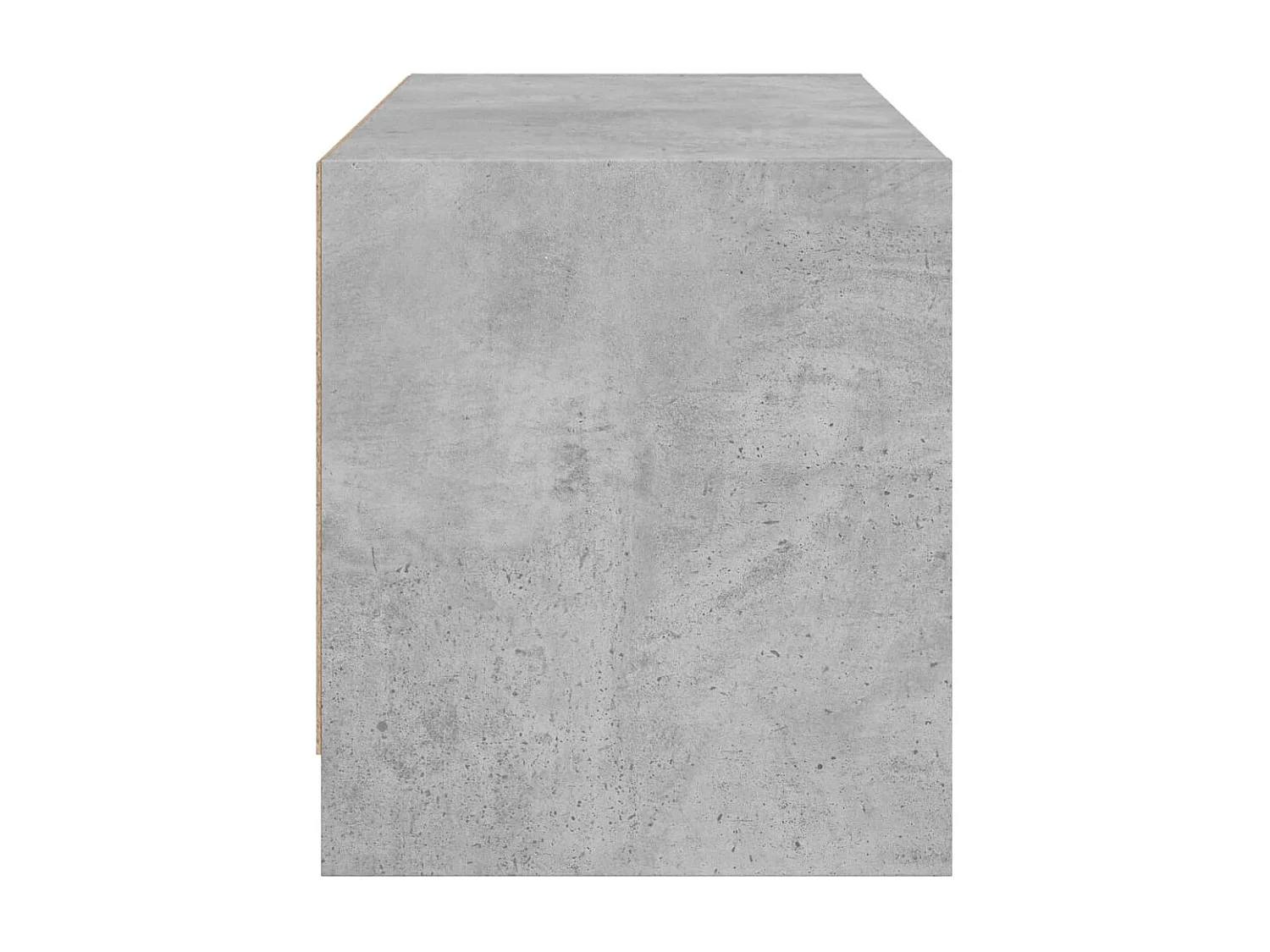 Herpen  Tv-meubel met glazen deuren 68x37x42 cm betongrijs