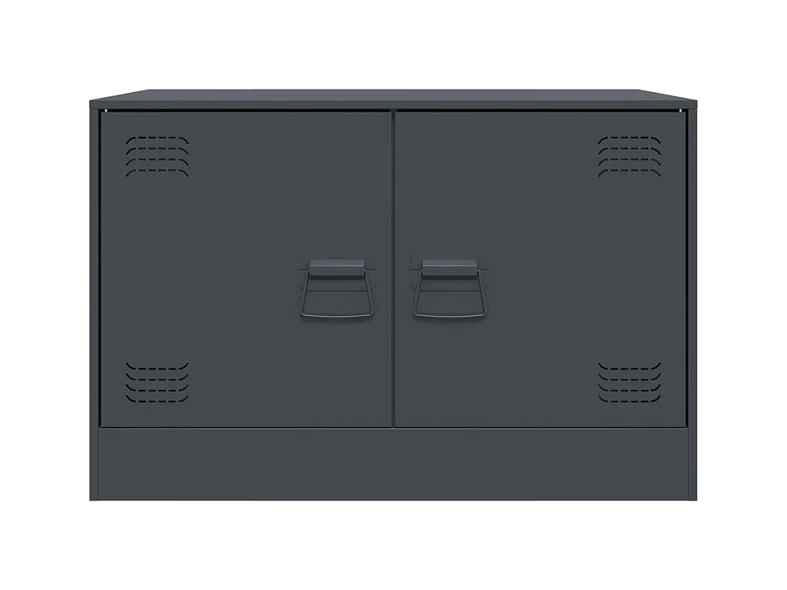 Castlerea  Meubles TV 2 pcs anthracite 67x39x44 cm acier