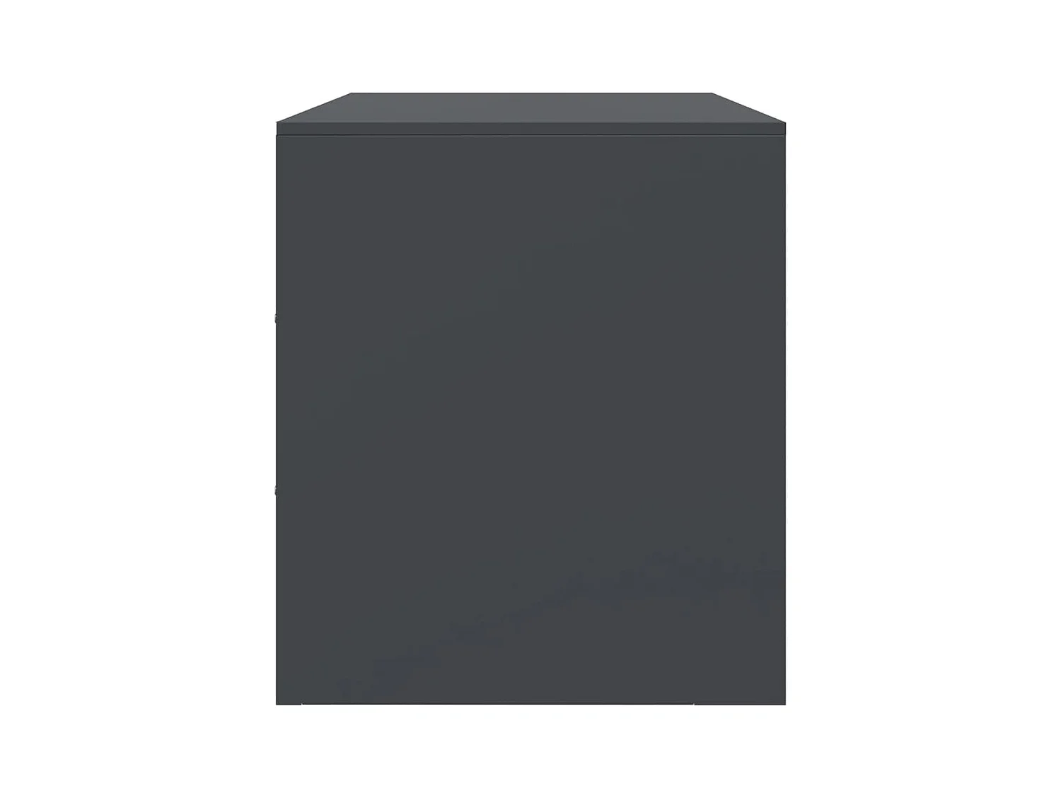 Castlerea  Meubles TV 2 pcs anthracite 67x39x44 cm acier