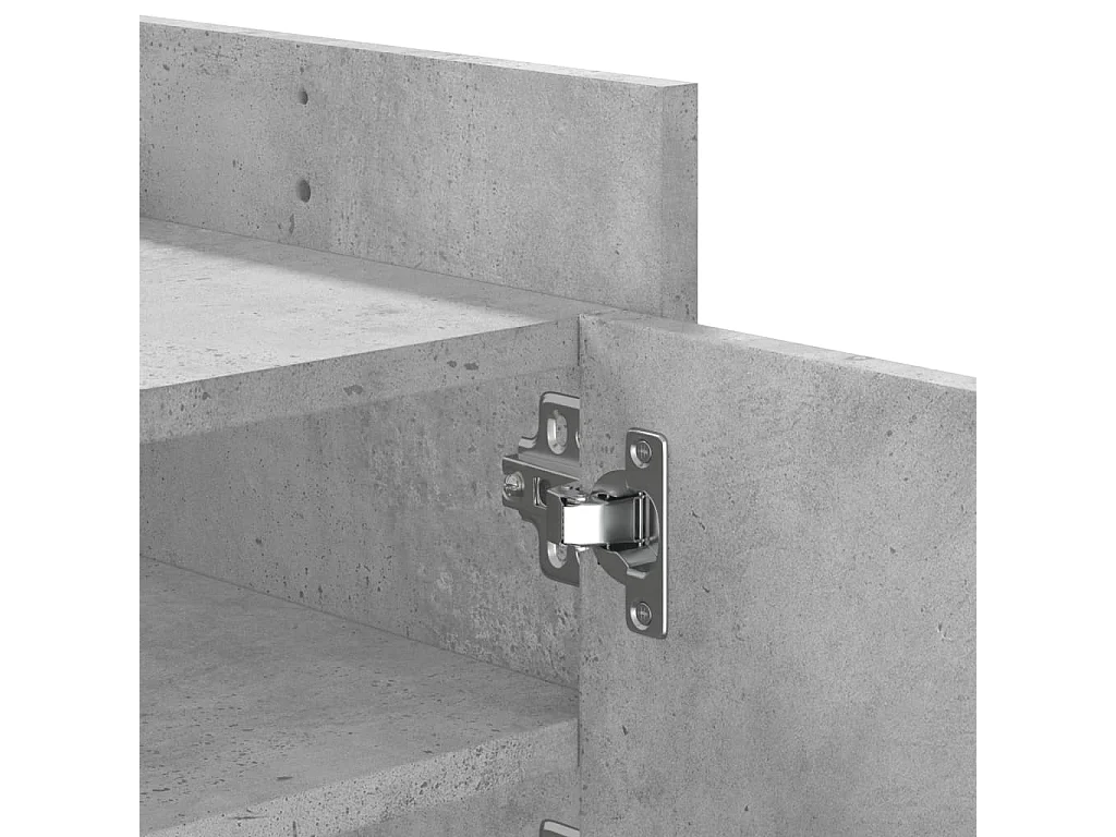 Nando  Mueble para TV contrachapada gris hormigón 100x35x40 cm