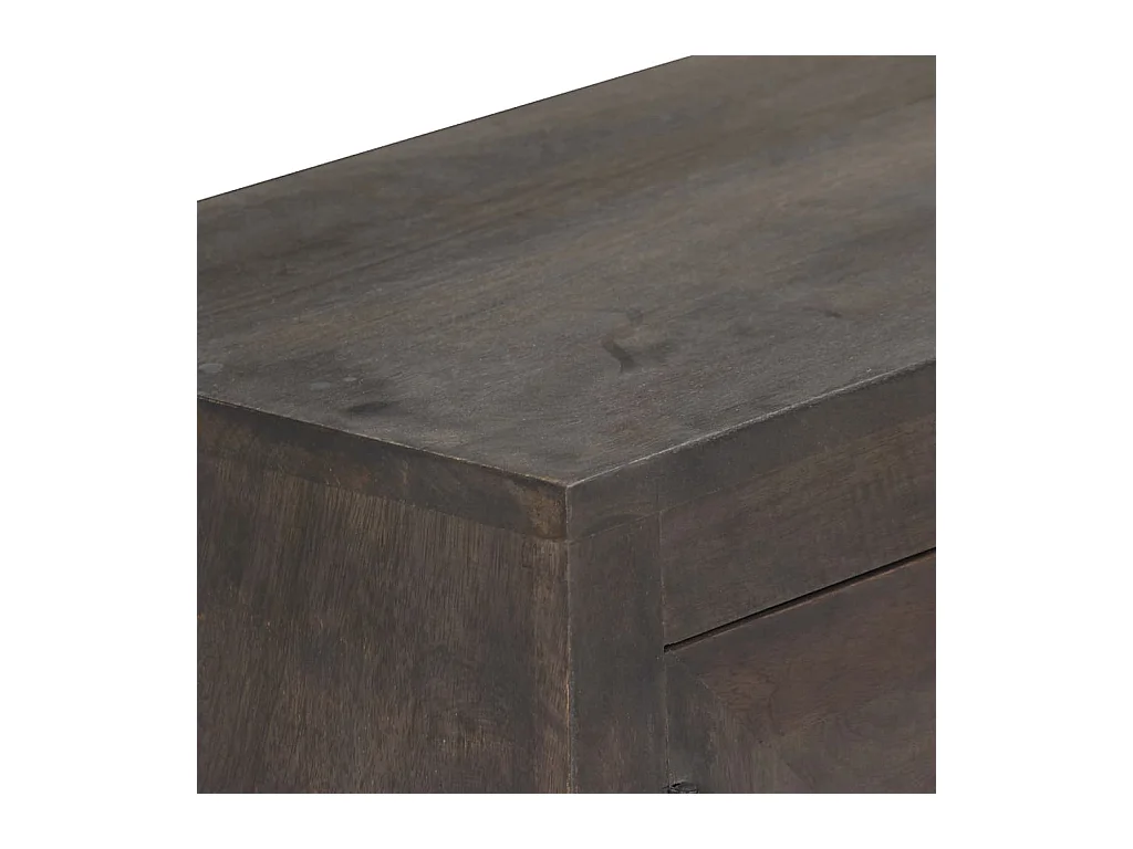 Garden Furniture -  Meuble TV Bois massif de manguier 140 x 30 x 45 cm