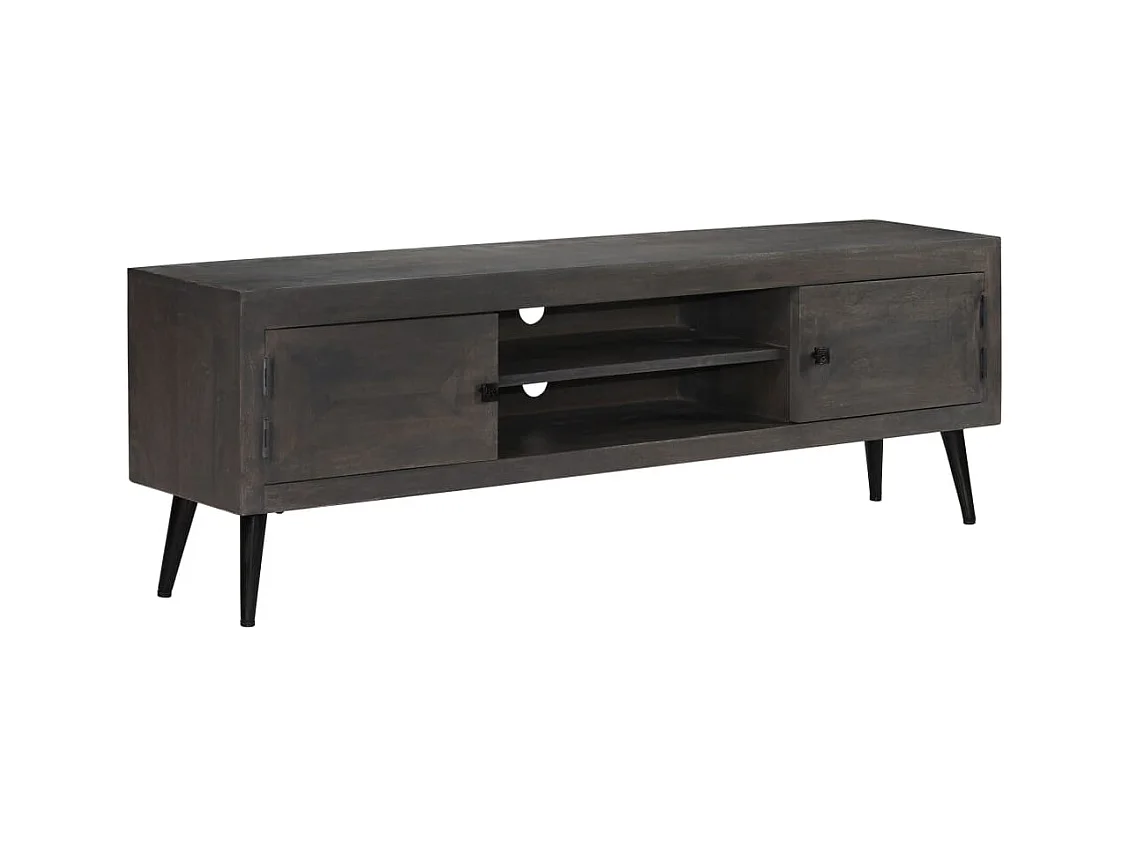 Garden Furniture -  Meuble TV Bois massif de manguier 140 x 30 x 45 cm