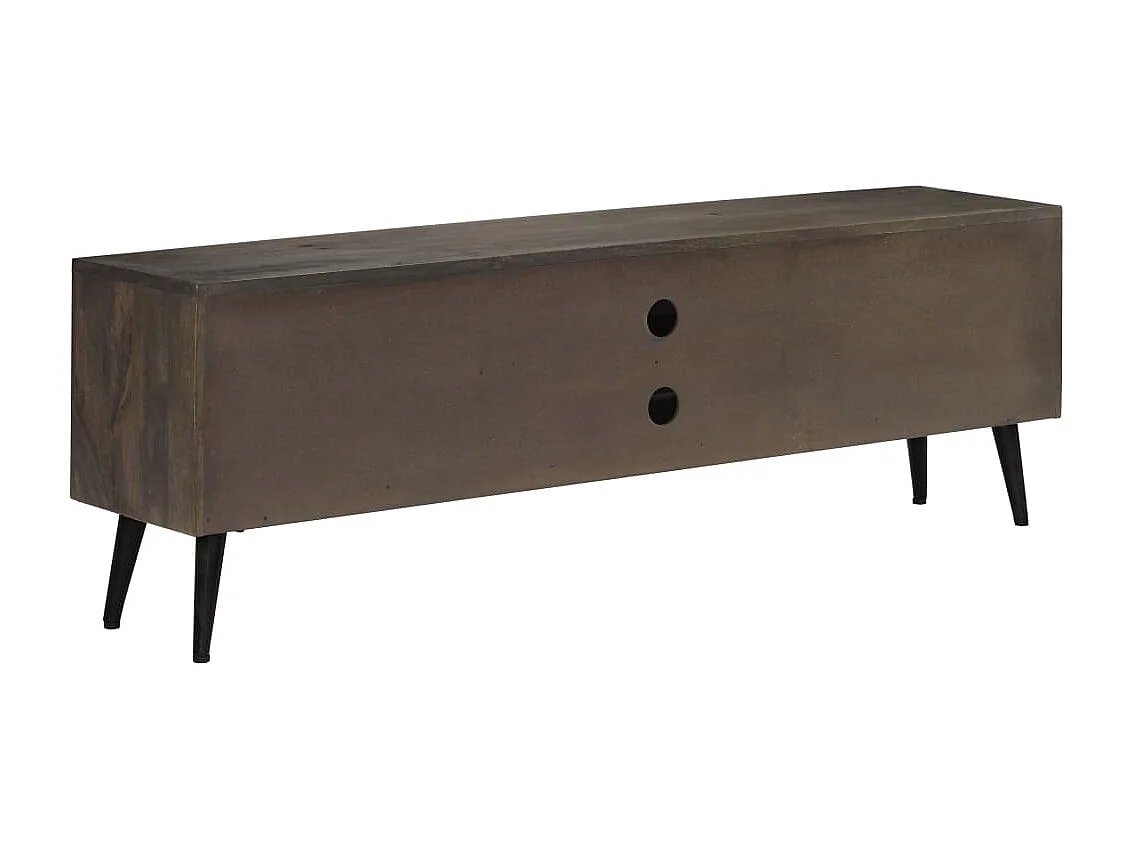 Garden Furniture -  Mueble para TV de madera maciza de mango 140x30x45 cm