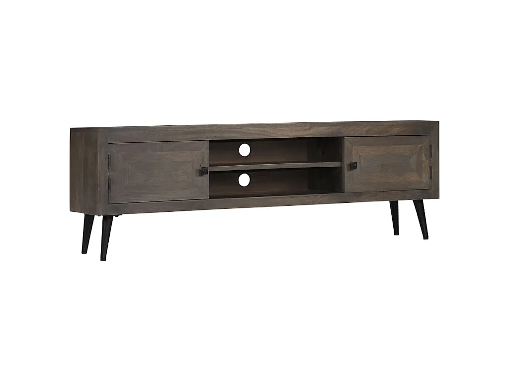 Garden Furniture -  Meuble TV Bois massif de manguier 140 x 30 x 45 cm