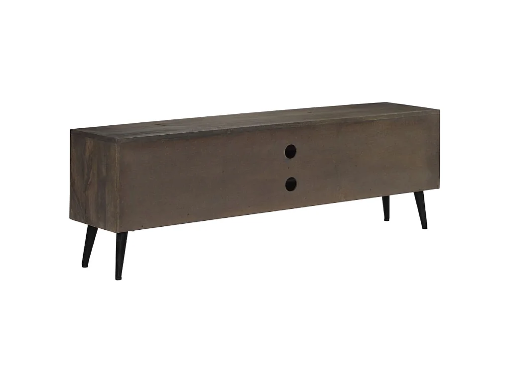 Garden Furniture -  Meuble TV Bois massif de manguier 140 x 30 x 45 cm