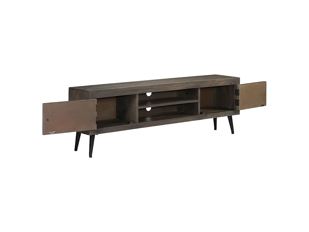 Garden Furniture -  Meuble TV Bois massif de manguier 140 x 30 x 45 cm