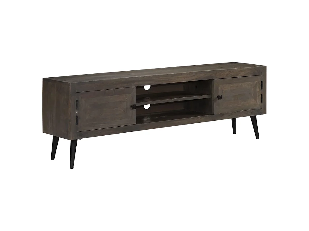 Garden Furniture -  Meuble TV Bois massif de manguier 140 x 30 x 45 cm