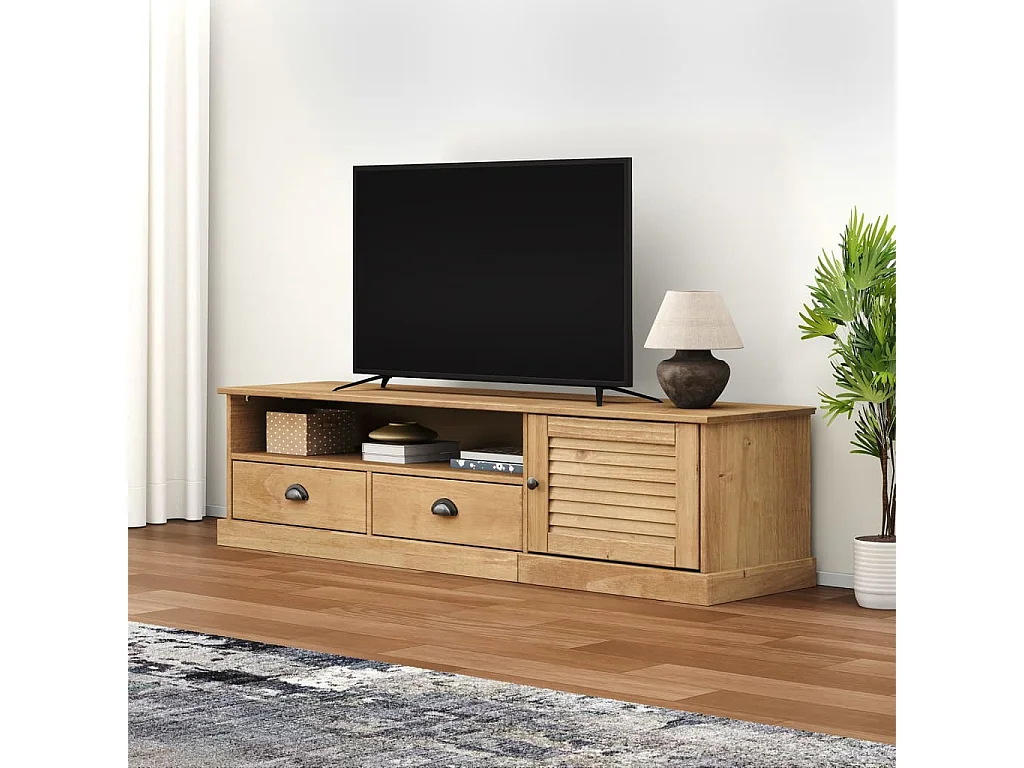 Prolenta Premium -  Tv-meubel VIGO 156x40x40 cm massief grenenhout