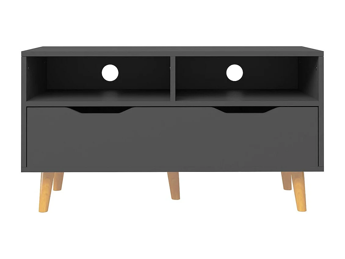 Homosassa  Meuble TV gris 90x40x48,5 cm bois d'ingénierie