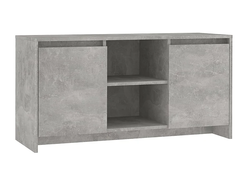 Atkinson  Meuble TV Gris béton 102x37,5x52,5 cm Bois d'ingénierie