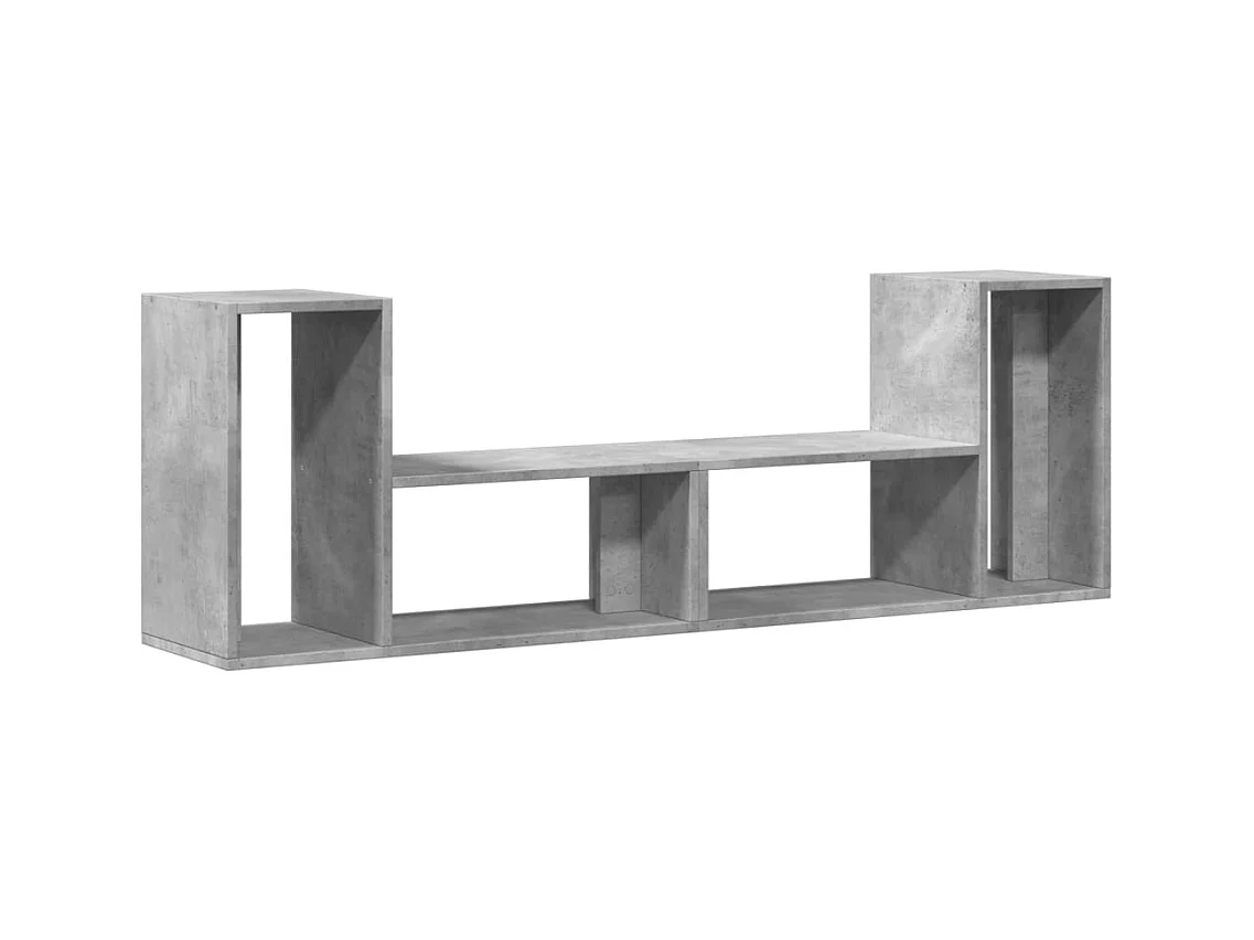 Dunmore  Meubles TV 2 pcs gris béton 75x30x50 cm bois d'ingénierie