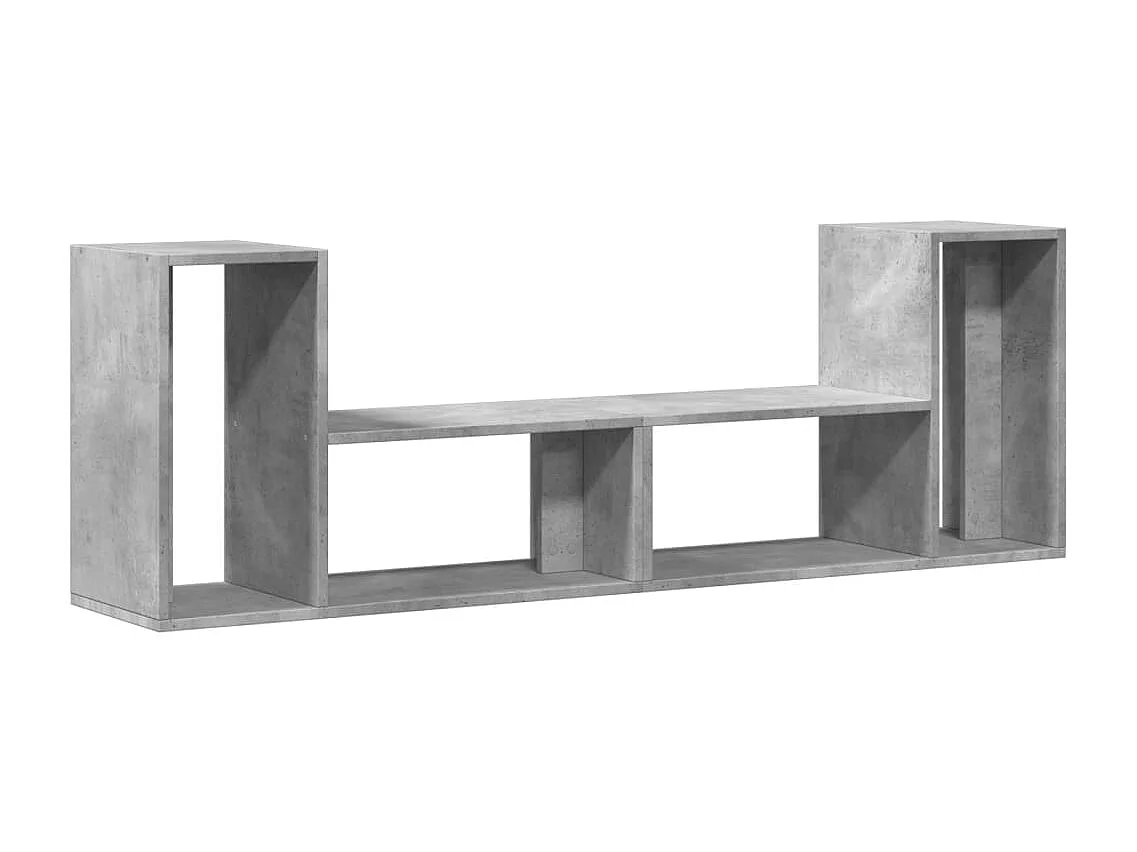 Dunmore  Muebles de TV 2 uds madera ingeniería gris hormigón 75x30x50 cm