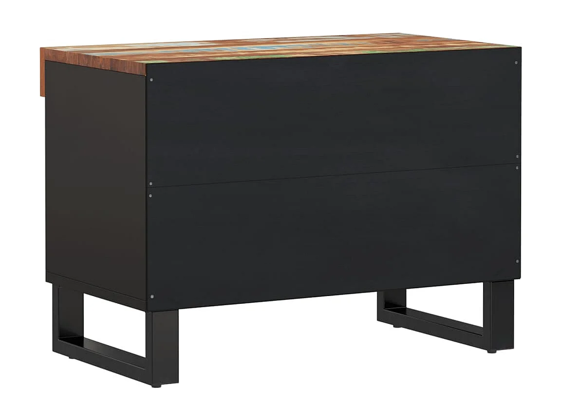 Nylvi  Meuble TV 60x33x43,5 cm bois massif de récupération