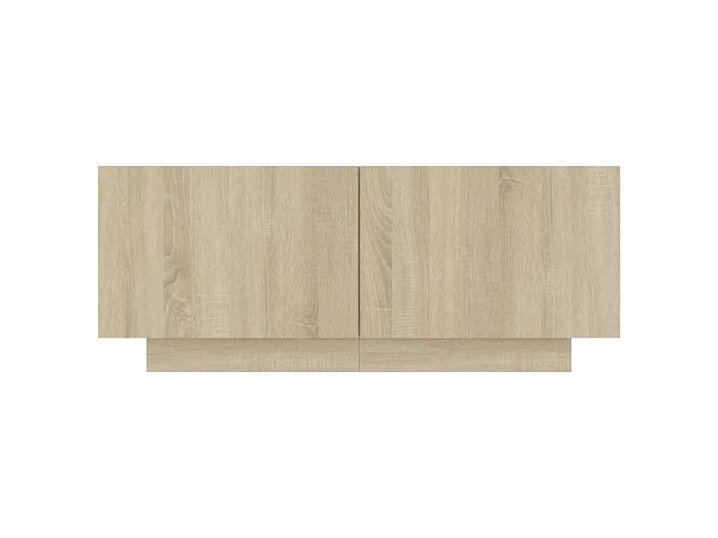 Westwego  Meuble TV Chêne sonoma 100x35x40 cm Bois d'ingénierie