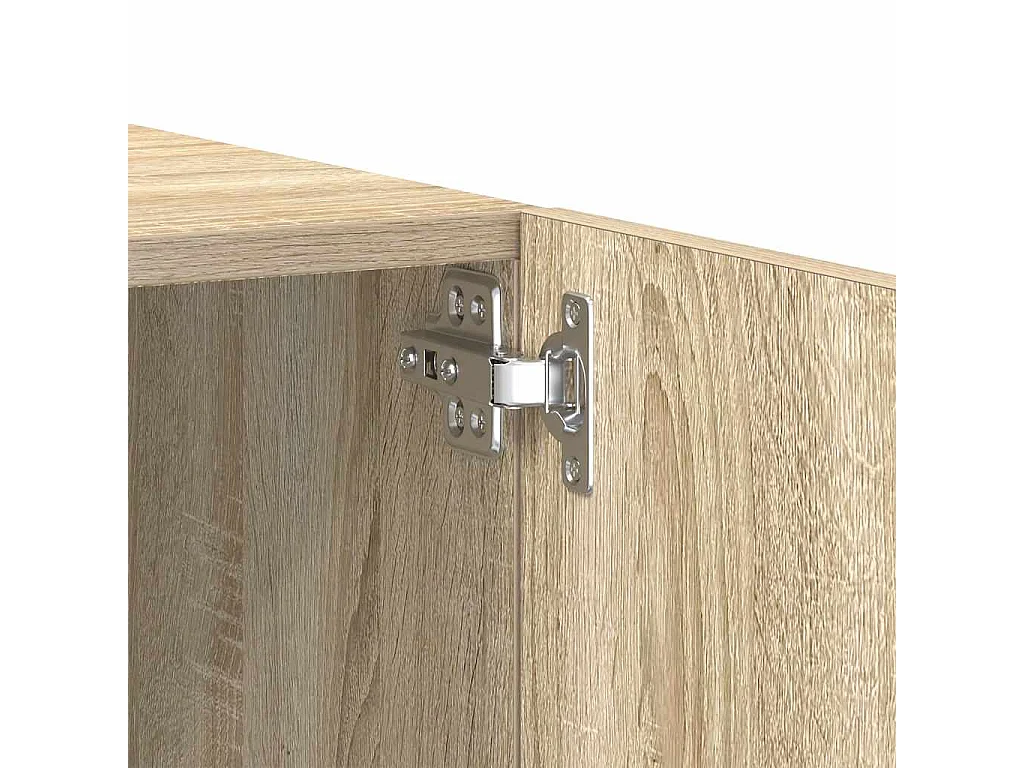 Westwego  Meuble TV Chêne sonoma 100x35x40 cm Bois d'ingénierie