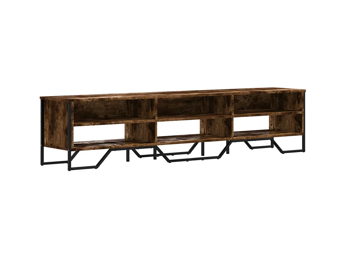 Zylar  Tv-meubel 180x34x41 cm bewerkt hout gerookt eikenkleurig
