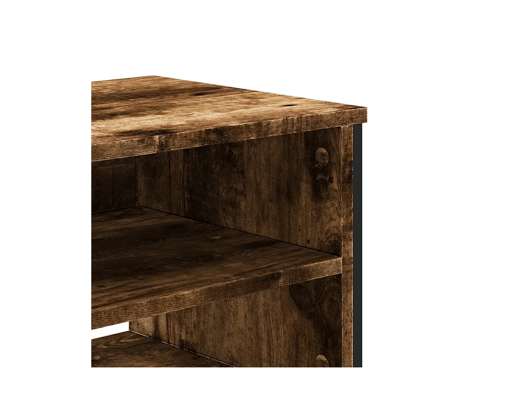 Zylar  Tv-meubel 180x34x41 cm bewerkt hout gerookt eikenkleurig