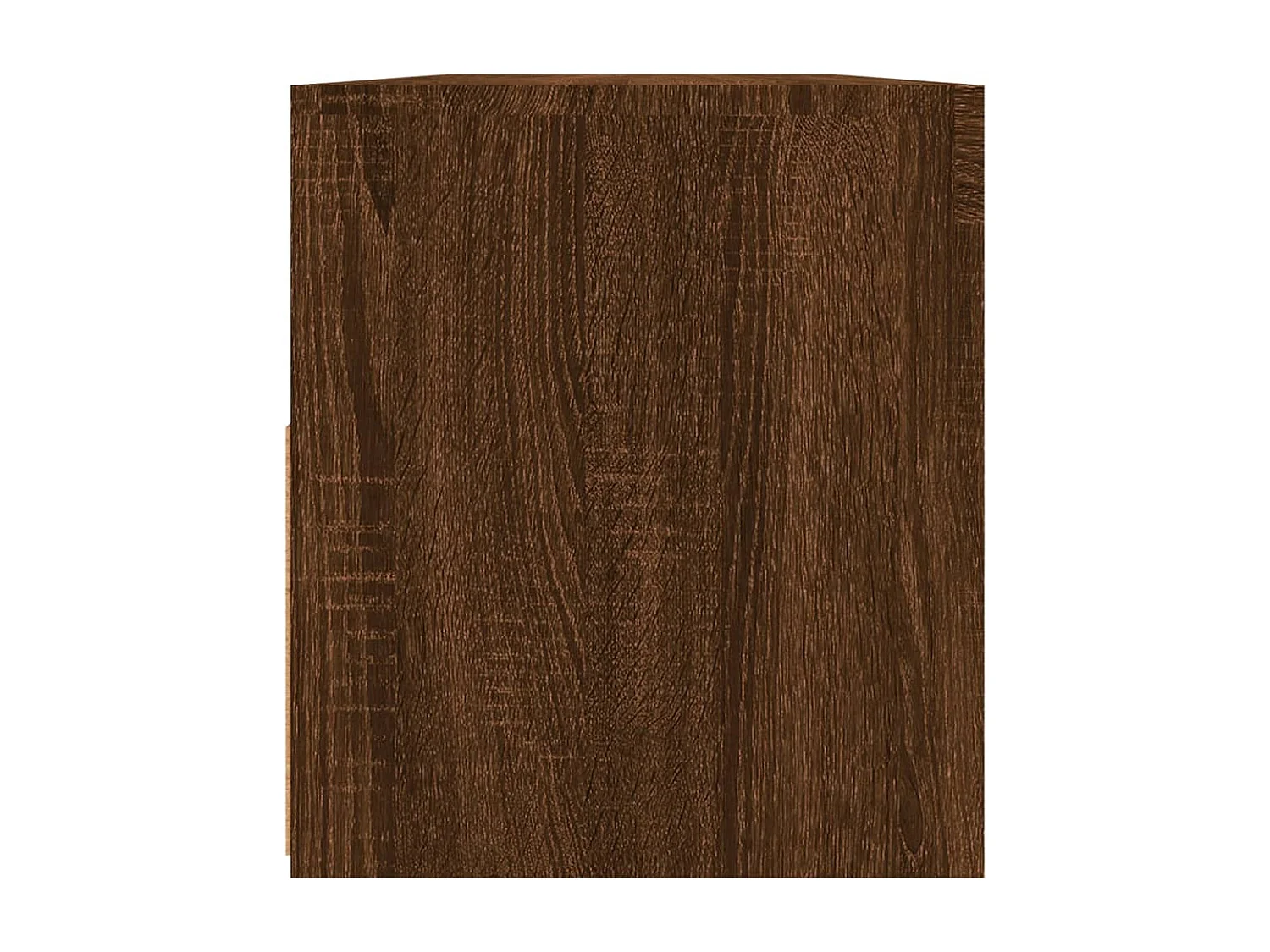 Kristineberg  Meuble TV avec lumières LED Chêne marron 90x35x40 cm