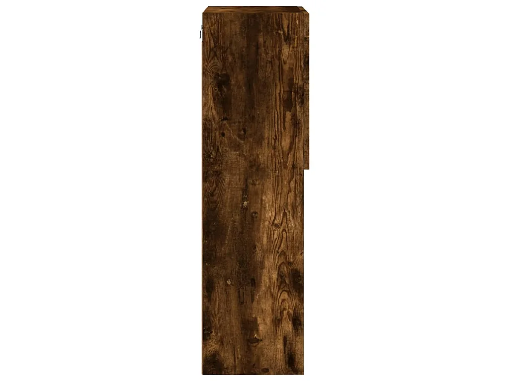 Almar  Tv-meubel LED-verlichting 40,5x30x102 cm gerookt eikenkleurig