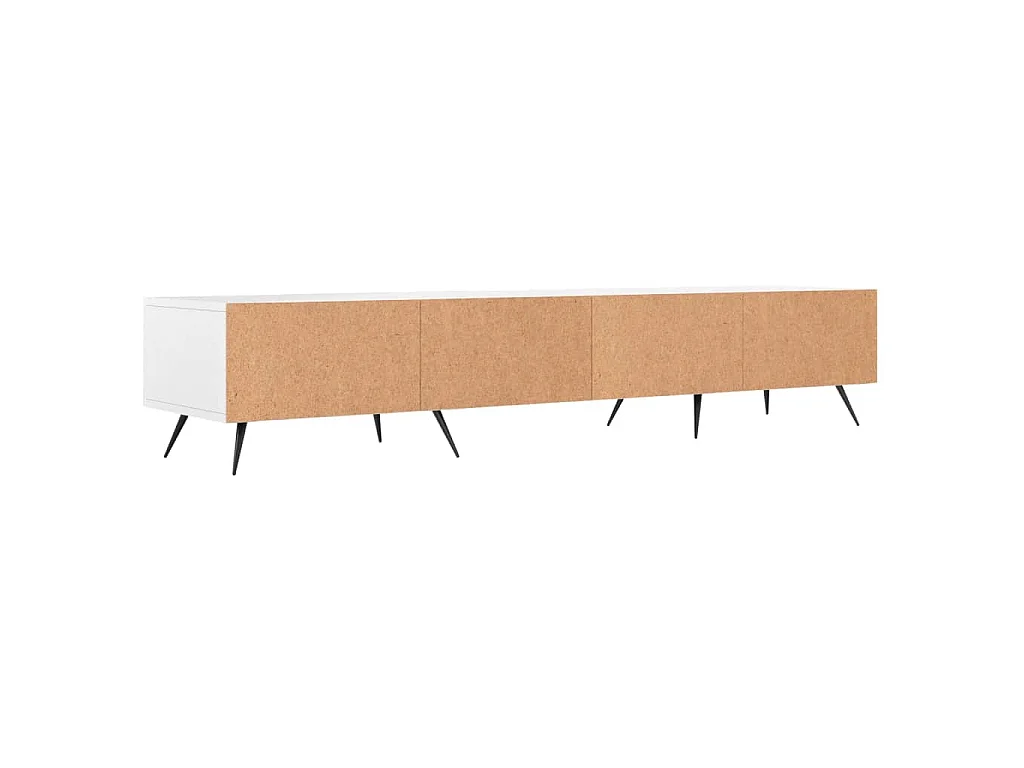 Tjorlin  Tv-meubel 150x36x30 cm bewerkt hout wit