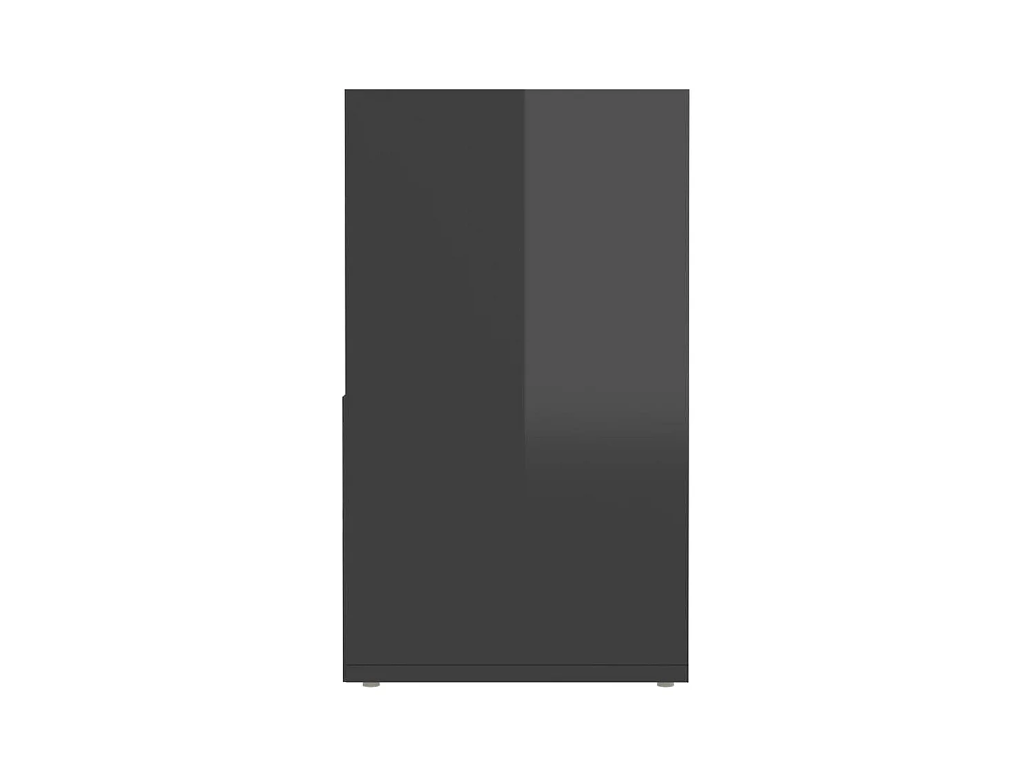 Dalia  Mueble de TV madera contrachapada gris brillante 149x30x52 cm