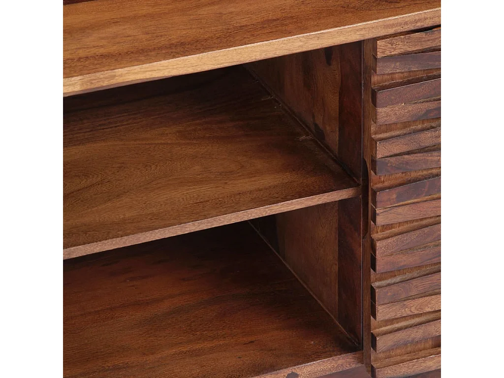 Garden Furniture -  Meuble TV 120x30x40 cm Bois solide