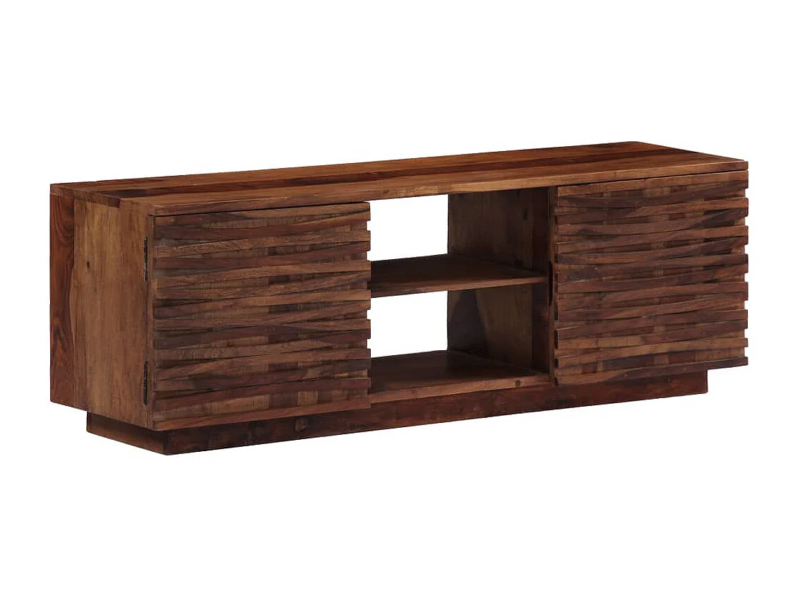 Garden Furniture -  Meuble TV 120x30x40 cm Bois solide