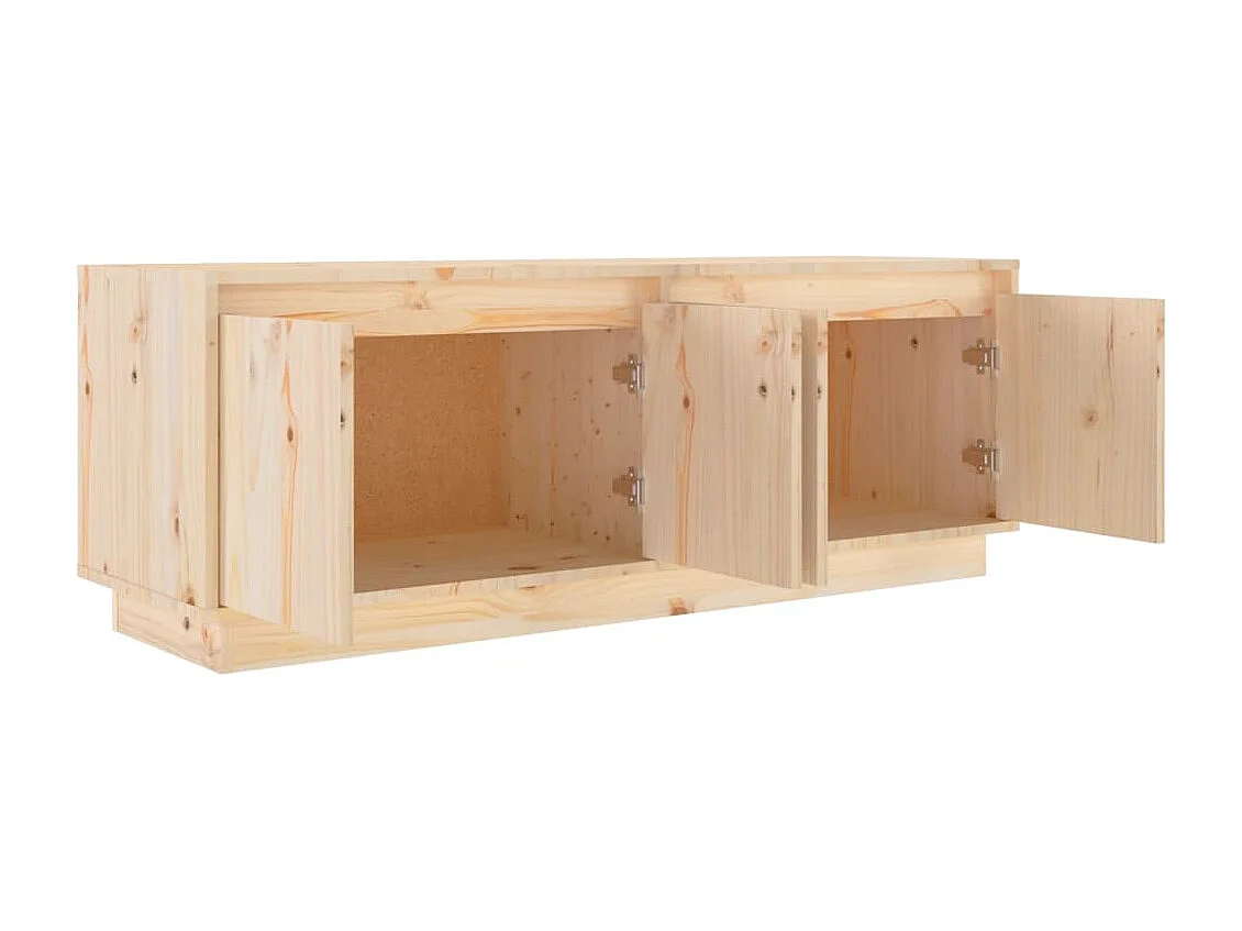 Paul-Maurice  Meuble TV 110x34x40 cm Bois de pin massif