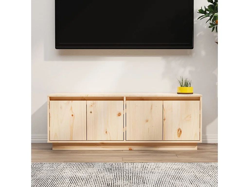 Paul-Maurice  Tv-meubel 110x34x40 cm massief grenenhout