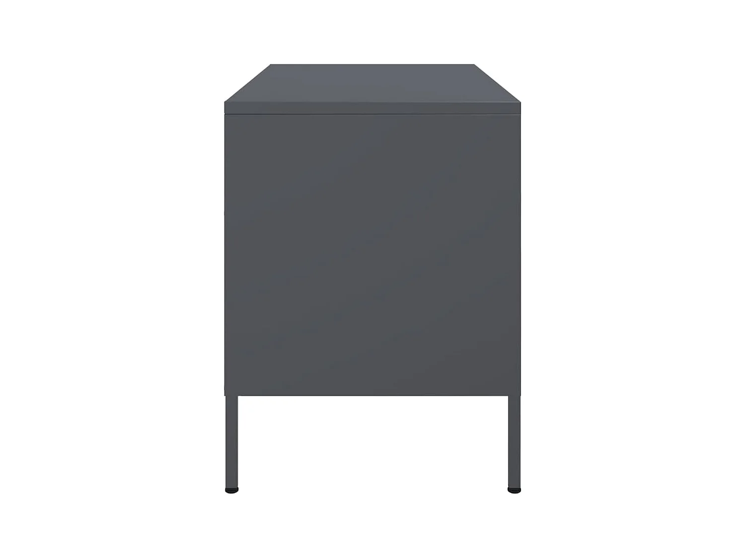 Raena  Meubles TV 2 pcs anthracite 68x39x50,5 cm acier