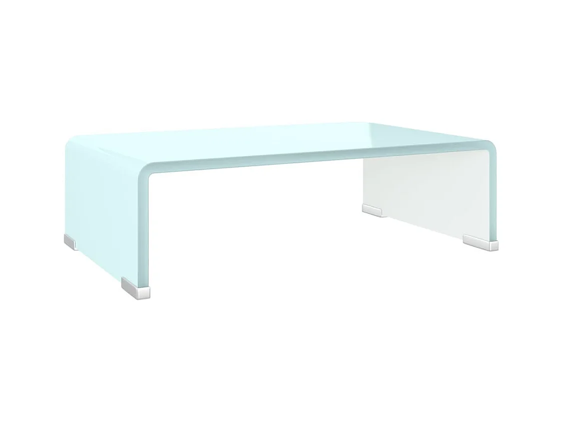 Fall River  Meuble TV/Support pour moniteur 40x25x11 cm verre vert