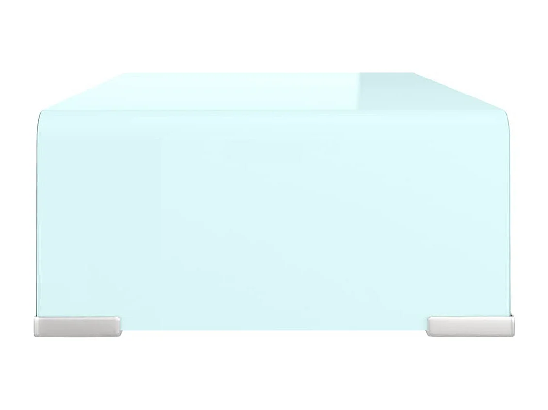 Fall River  Meuble TV/Support pour moniteur 40x25x11 cm verre vert