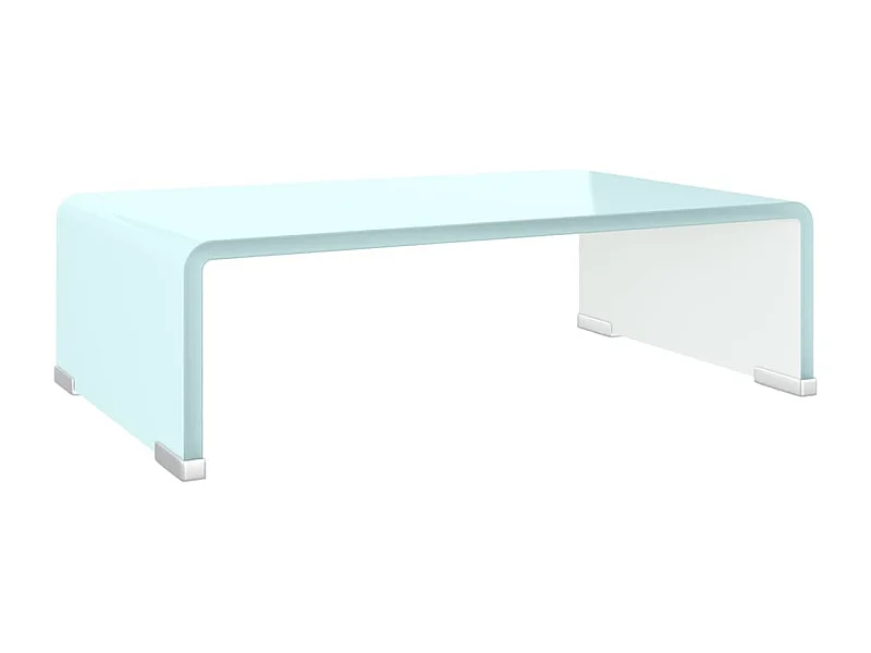 Fall River  Meuble TV/Support pour moniteur 40x25x11 cm verre vert