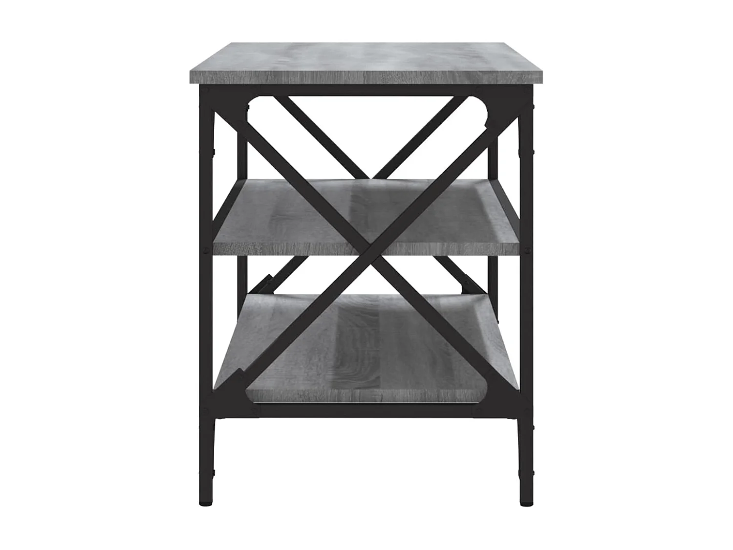 Othmane  Meuble TV Sonoma gris 80x40x50 cm Bois d'ingénierie