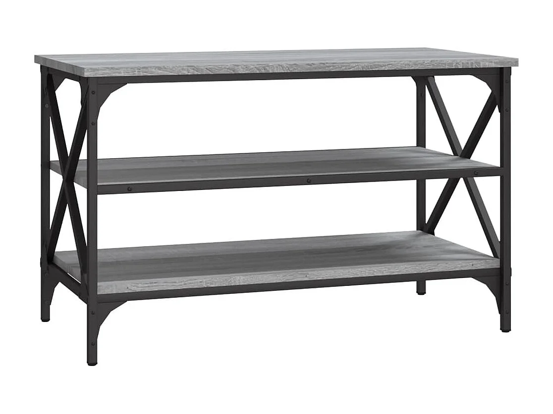 Othmane  Mueble para TV madera contrachapada gris Sonoma 80x40x50 cm