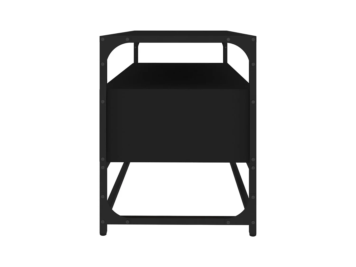 Bralir  Tv-meubel 80x35x45 cm bewerkt hout zwart