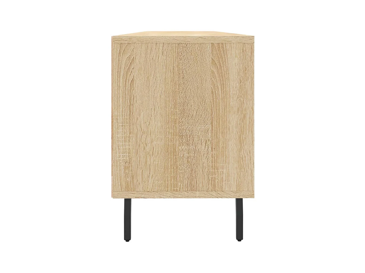 Lommel  Meuble TV chêne sonoma 150x30x44,5 cm bois d'ingénierie