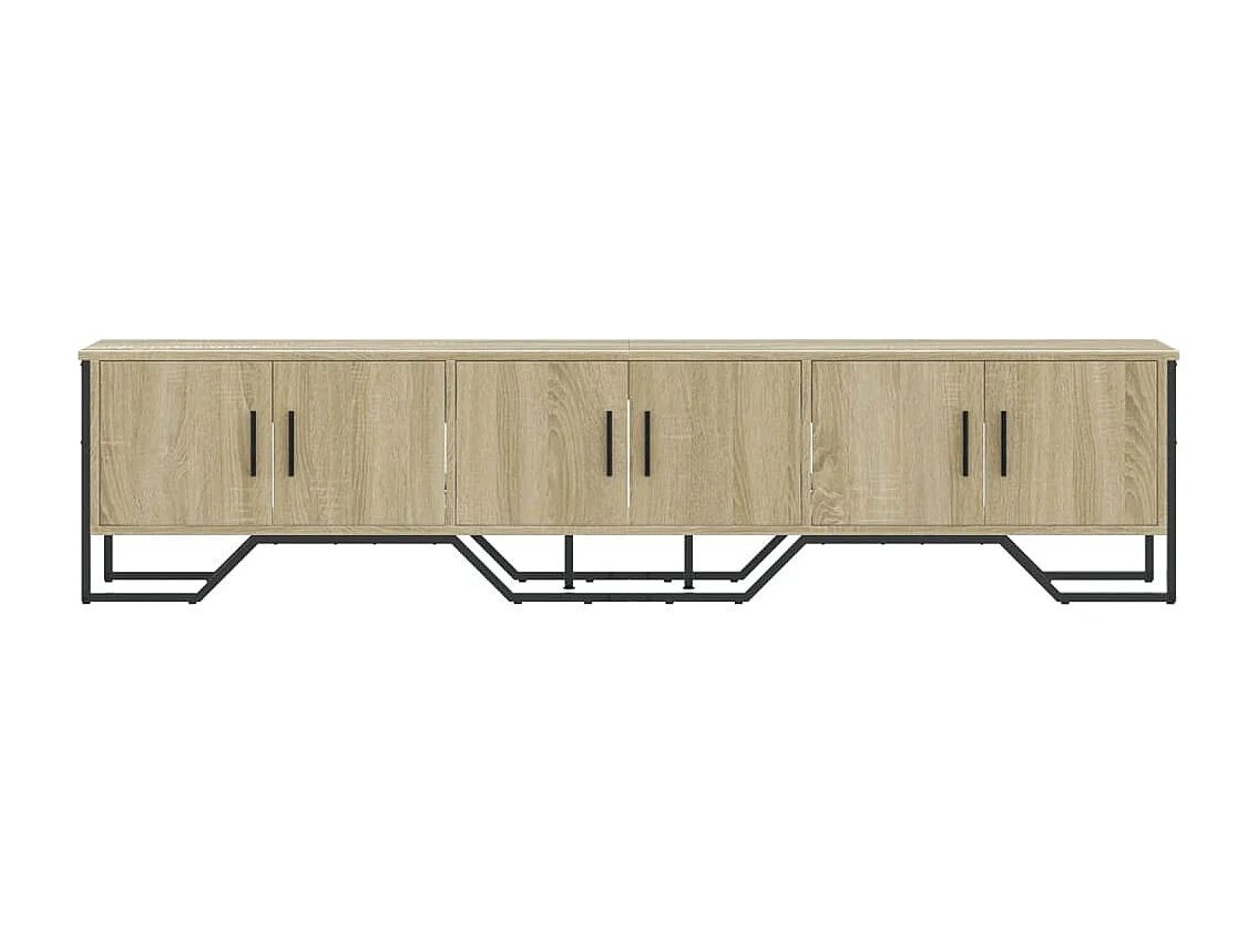 Nouria  Mueble de TV madera de ingeniería roble Sonoma 180x34x41 cm