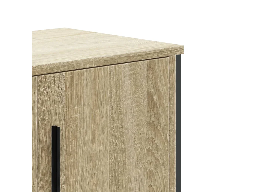 Nouria  Mueble de TV madera de ingeniería roble Sonoma 180x34x41 cm