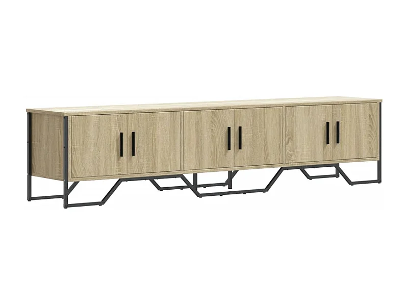 Nouria  Mueble de TV madera de ingeniería roble Sonoma 180x34x41 cm