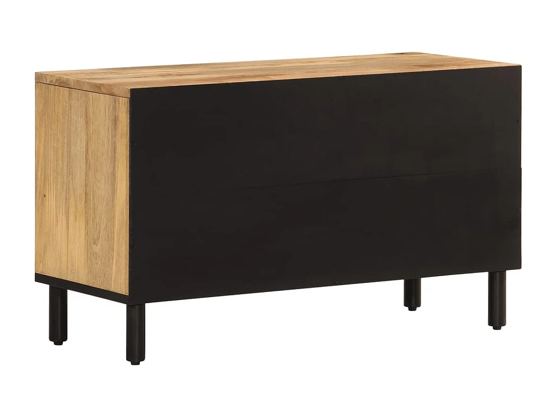 Garden Furniture -  Meuble TV 80x31x46 cm bois massif de manguier